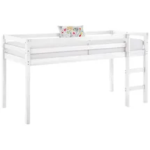 OTTO home Hochbett Alpi 90 x 200 cm Kiefer massiv weiß