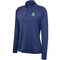 Hummel Sprint Halbreißverschluss-sweatshirt - Black Iris XL