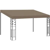 VidaXL Wand-Pavillon 4x3x2,5 m Taupe