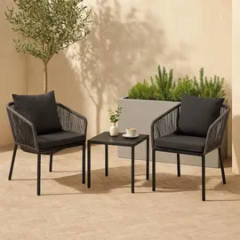 MCW MCW-N41 Gartenstuhl 2er-Set 0 x 0 x 0 cm anthrazit