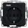 Gira USB-Steckdose 1-fach Schwarz 1 St.