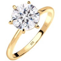 Elli Verlobungsring Kristalle 925 Silber 50 mm Damen