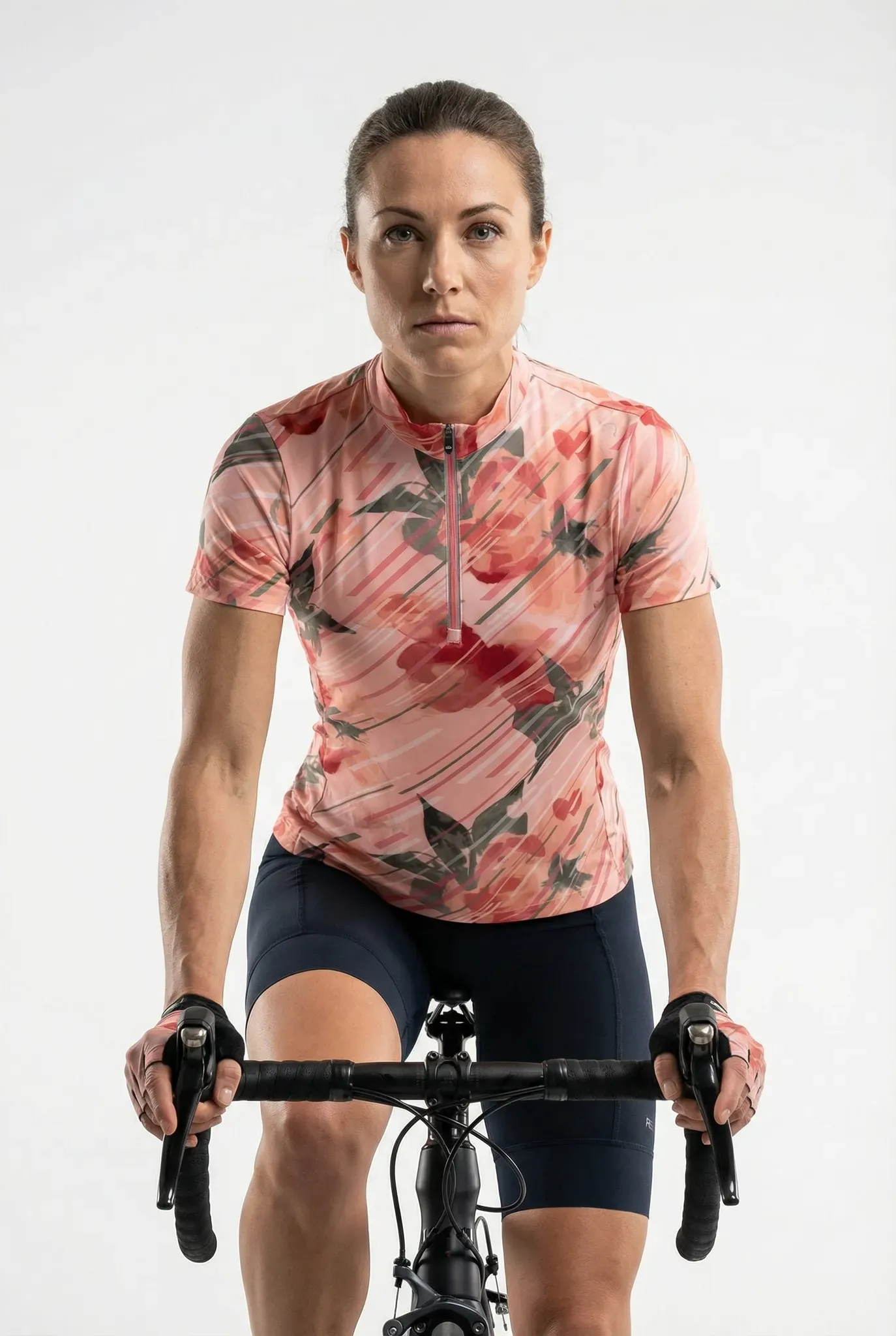 Radtrikot CMP, Damen, Gr. 38, rosa (coral, avocad), Obermaterial: 90% Polyester, 10% Elasthan. Futter: 98% Polyester, 2% Elasthan, Trikots, für Radsport geeignet, aus Polyester und Elasthan