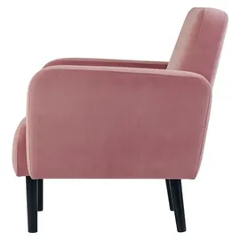 Paperflow Sessel LISBOA Stoff 1 St. 3660141954418 70 x 70 x 70 cm Rosa/Schwarz