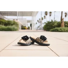 Rieker Pantolette beige/schwarz 38