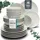 PURE LIVING INTERIOR DESIGN Hygge Geschirrset 24-tlg. grau