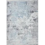 benuta Pop Waschbarer Kurzflor Teppich Laury Grau 80x150 cm - Moderner Kurzflor-Teppich für Wohnzimmer