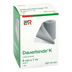 Dauerbinde kräftig 8 cmx7 m