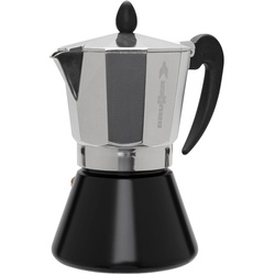 BRUNNER Espressokocher Percolator Mc Moka Kaffee Kocher Espresso Kanne Induktion Größe: 3 Tassen