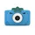 hoppstar Rookie Kinderkamera Blau