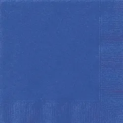 20 Servietten blau klein