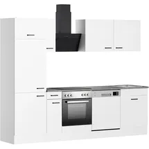 OPTIFIT Küchenzeile 270 cm Weiß/Grau