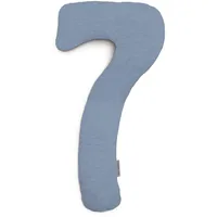 Theraline Bezug für my7 Seitenschläferkissen, 150 cm | melange-blau-grau