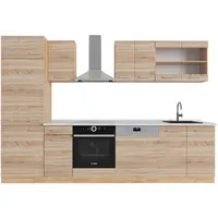 Vicco Küchenzeile R-Line 300 cm Marmor Braun