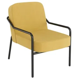 meet Sessel »meet - Medso M« Modell rund Stoff gelb, 40.6 cm
