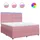 vidaXL Boxspringbett 180 x 200 cm Rosa