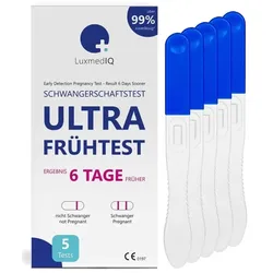 5x Schwangerschaftstest Ultra Frühtest 6 Tage früher Testen 5 St