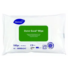 Diversey 12x Diversey Oxivir® Excel Wipe Desinfektionstücher mit breitem Wirkungsspektrum 1 St Desinfektionslösung