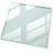 Tulup Tischplatte 50 x 50 cm Glas transparent