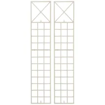 CLP 2er Set Rankgitter Trigo Zur Wandbefestigung I Rankhilfe Für Die Wand I Rankzaun Aus Lackiertem Metall