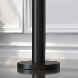 GGM Möbel BML | Bistro Loungetisch | Ø:H 80 x 38,5 cm | Eiche / Schwarz
