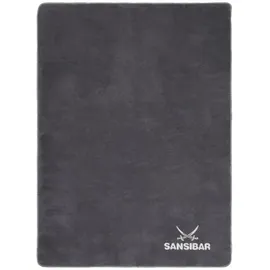 Sansibar Doubleface Kuscheldecke 150 x 200 cm Grau/Silber