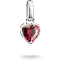 Thomas Sabo Charm-Anhänger Herz Rot/Silber CC1335-051-10