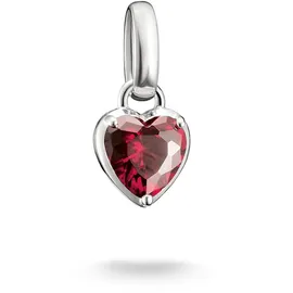 Thomas Sabo Charm-Anhänger Herz Rot/Silber CC1335-051-10