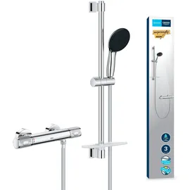 Grohe Brausegarnitur mit Thermostat Precision Feel mit Wassersparfunktion