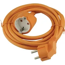 Unitec Weitere - Unitec Verlängerungskabel Innen 3 Meter H05vv-f3g1,5 , Orange Verlängerungskabel
