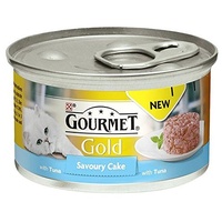 Gourmet Gold Pikante Kuchen Erwachsene Katze Mit Thunfisch 85G (Packung mit 6)