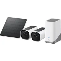eufy eufyCam E40 2-Kamera-Set + HomeBase S380 + Solarpanel