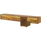 MASSIVMOEBEL24.DE WIEN Lowboard 240 cm x 55 cm x 43 cm Beige Massivholz