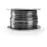Nedis Mikrofonkabel - 2x 0.25 mm2 Kupfer 100.0 m - Schwarz