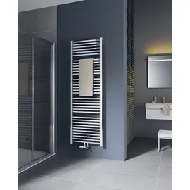 Kermi Basic-50 Badheizkörper 599 x 804 mm 240 W glanzsilber Mittelventil