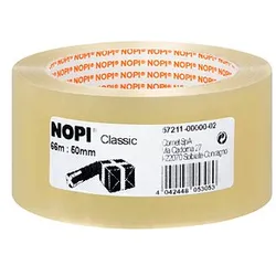 NOPI Packband Classic transparent 50,0 mm x 66,0 m 1 Rolle