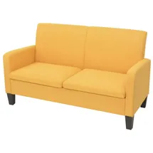 vidaXL 2-Sitzersofa 135 x 65 x76 cm Gelb
