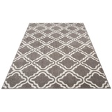 my home Teppich »Debora«, rechteckig, Kurzflor, Teppich gemustert, geometrisches Design, weich, 627034-1 grau 13 mm