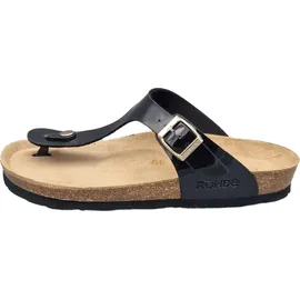 ROHDE Zehentrenner Pantolette Metallic-Optik Alba 5600, Größe:38 EU,