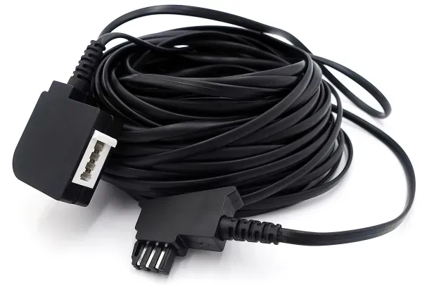 TAE-F Verlängerung Kabel, TAE-F Stecker zu TAE-F Buchse, 15m, schwarz 18847 Neu ohne Verpackung