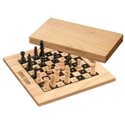 Philos-Spiele Schach, Mini-Steckspiel, klappbar, Feld 19 mm 2742