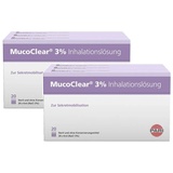 Mucoclear 3% NaCl Inhalationslösung Doppelpack 2x60x4 ml