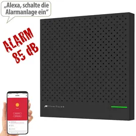 VisorTech WLAN-Alarmanlage mit Funk-Anbindung, App, Sprachsteuerung