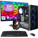 Hyrican MegaDeal Gaming-PC Draco XD SET2481 7373 + MSI PRO MP273ADE + Maus, Tastatur & Headset