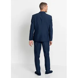 bonprix Anzug Slim Fit (2-tlg.Set), blau, Gr.64, Modischer 2teiliger Anzug bestehend aus Sakko und Hose