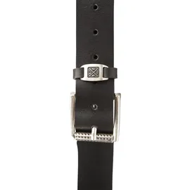 Camp David Herrengürtel Leder schwarz 105 cm