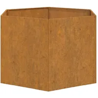 vidaXL Pflanzkübel Rostig 60 x 60 x 45 cm Cortenstahl