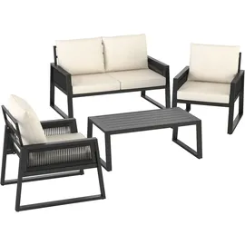 Tectake Captive Loungeset dunkelgrau