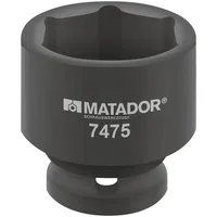 MATADOR Schraubwerkzeuge Kraft-Steckschlüsseleinsatz 21 mm - 1/2''