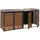 MCW Mülltonnenverkleidung MCW-K14 124 x 265 x 84 cm braun